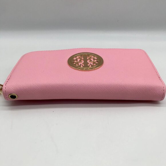 Dasein Pink And Gold Zip-Around Wallet - Picture 5 of 10